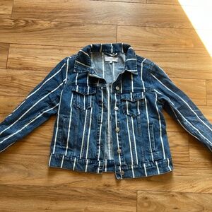 Striped Denim Jacket